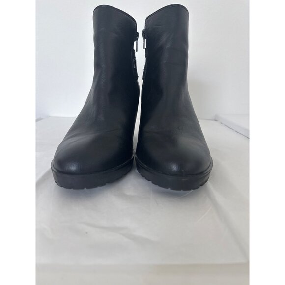 Kelly & Katie Boots Size 11 Black Ankle Office Chic Block Heel Booties Corp Core - Picture 13 of 15